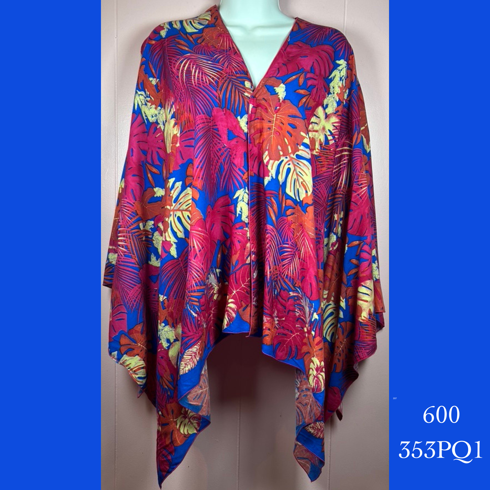 600 - 353PQ1 , Shoulder wrap sarong