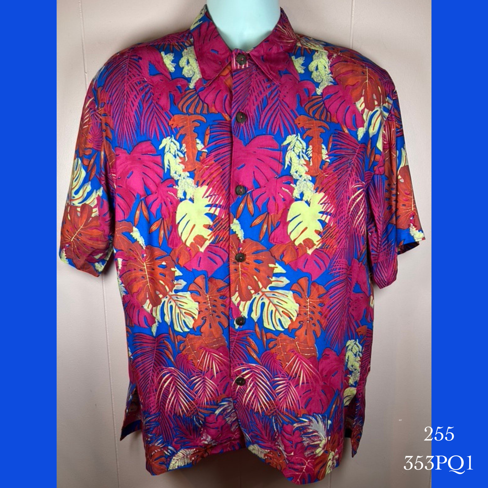 255 - 353PQ1, Men's Aloha shirt