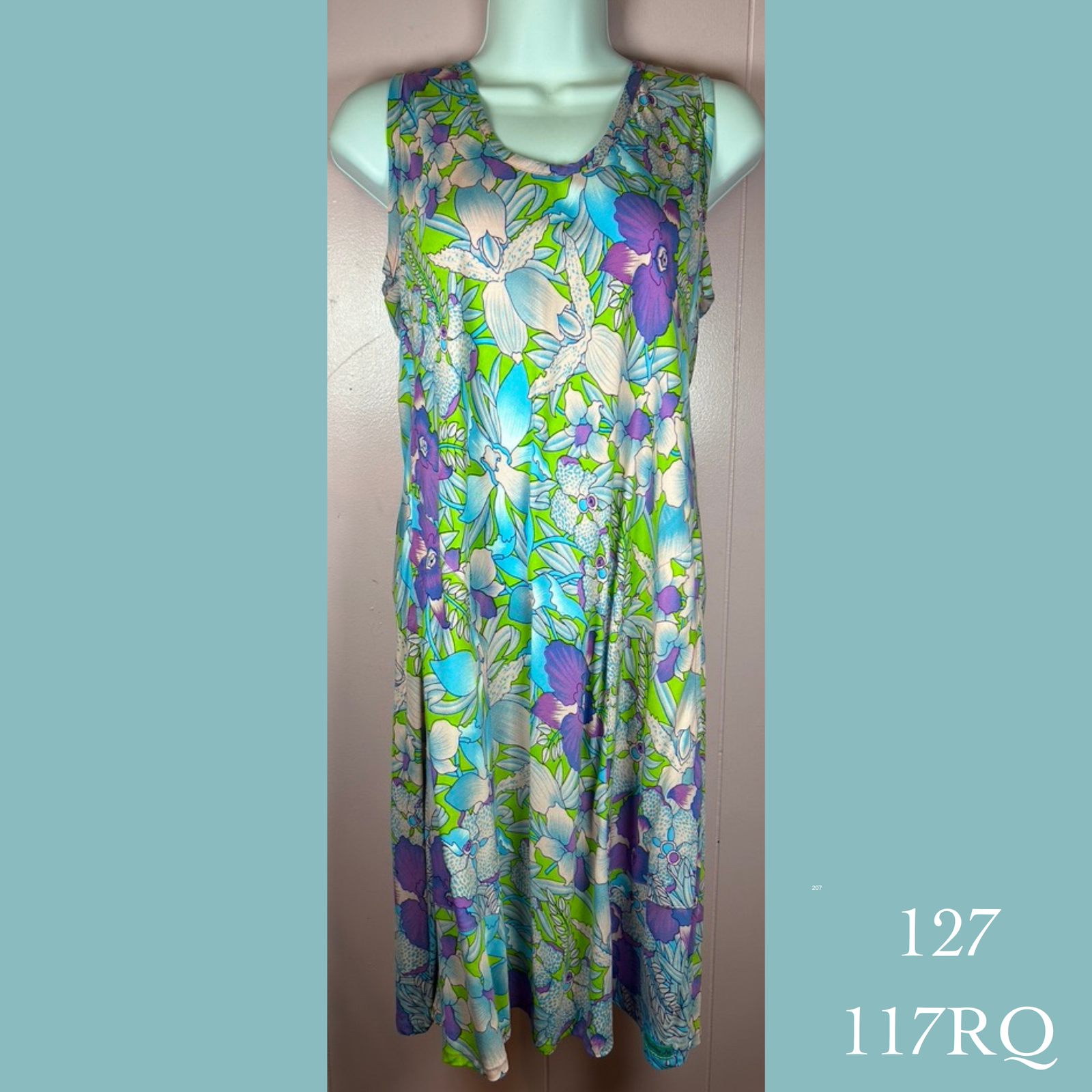 127- 117RQ, Relaxed fit pocket dress