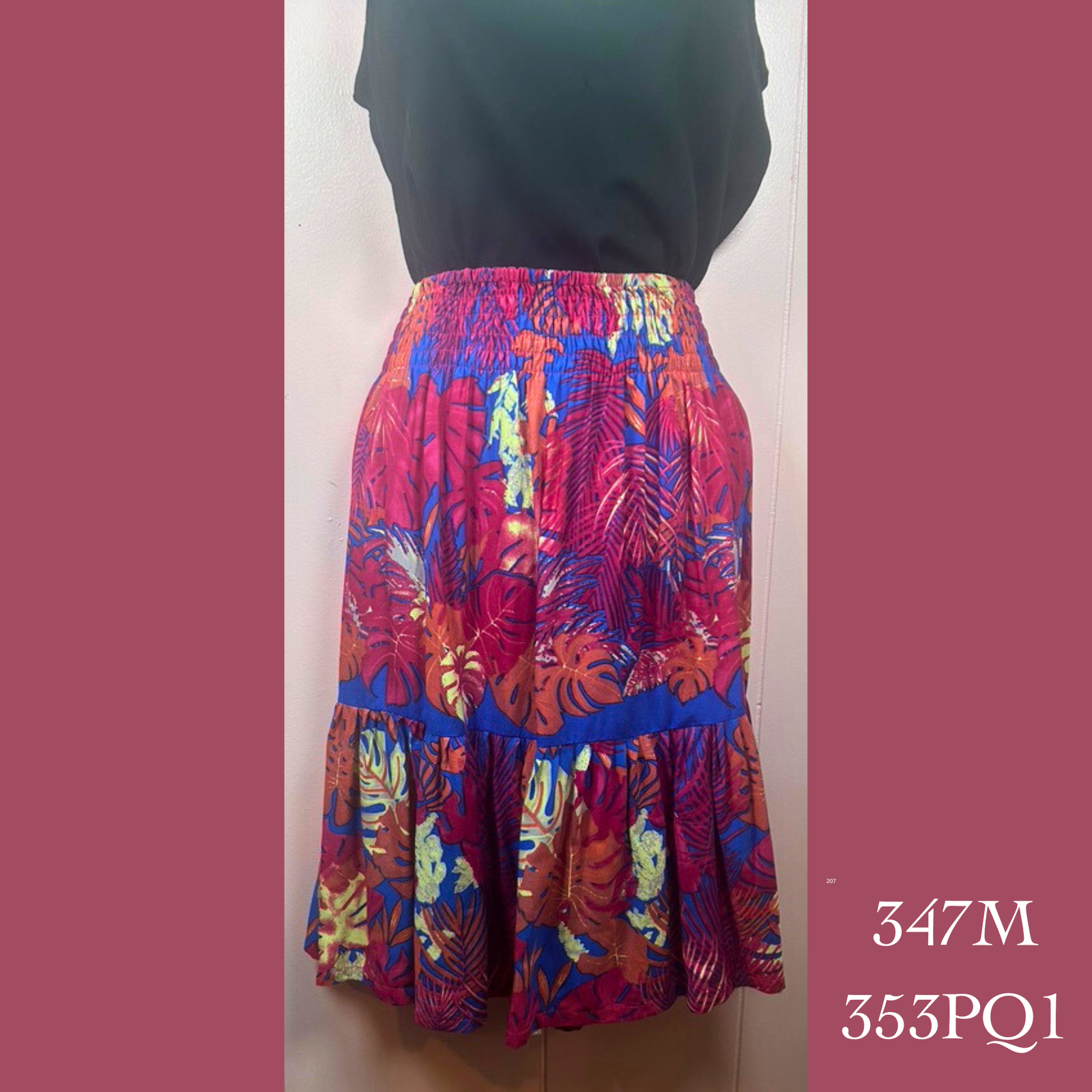 347M - 353PQ1 , Tiered skirt