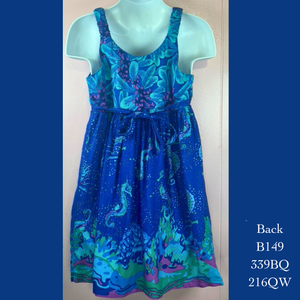 B149 - 339BQ/ 216QW , Elastic strap baby doll dress