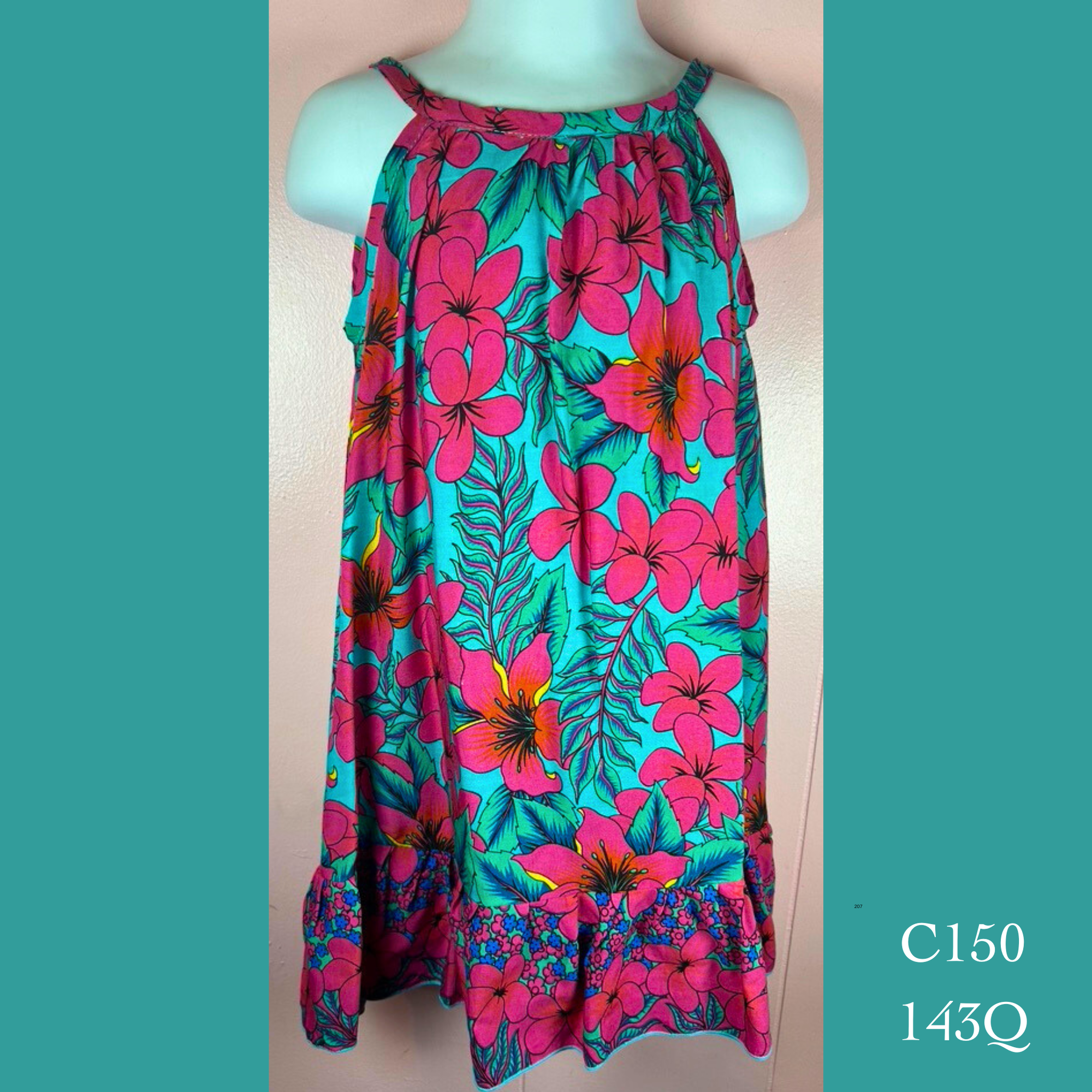 C150 - 143Q , Drawstring Back A Line Dress