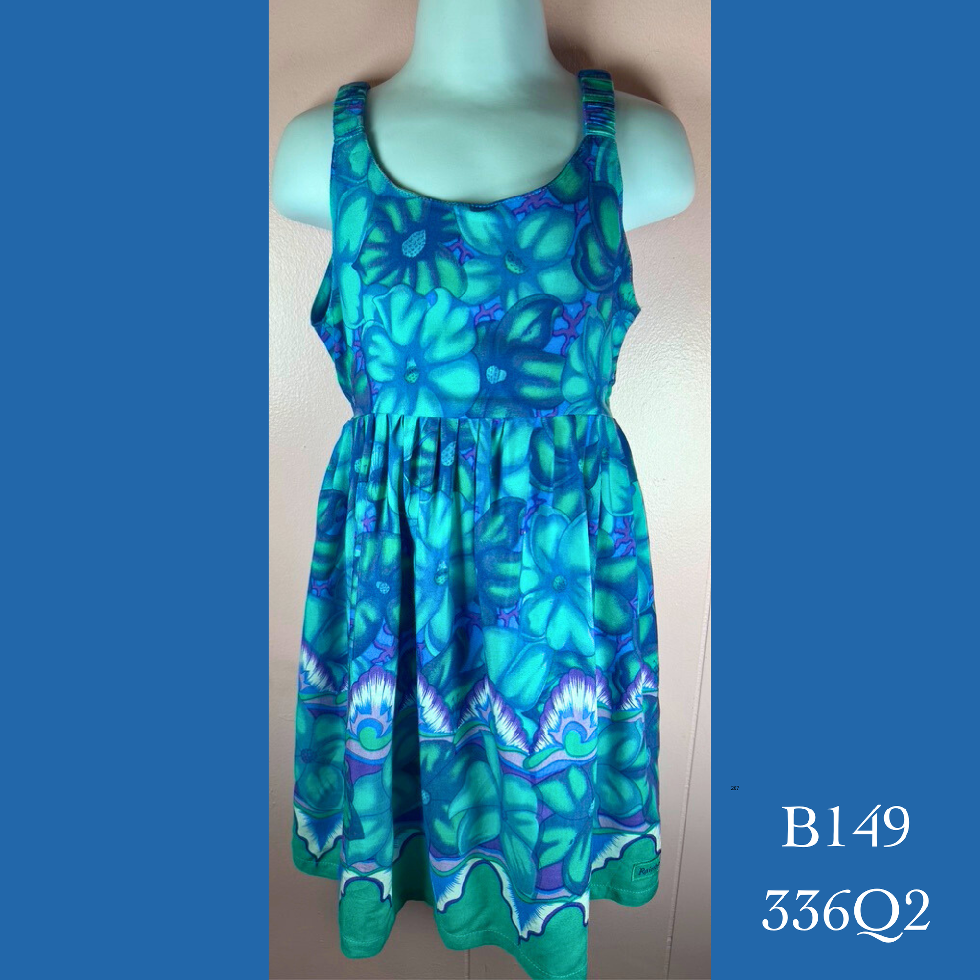 B149 - 336Q2 , Elastic strap baby doll dress