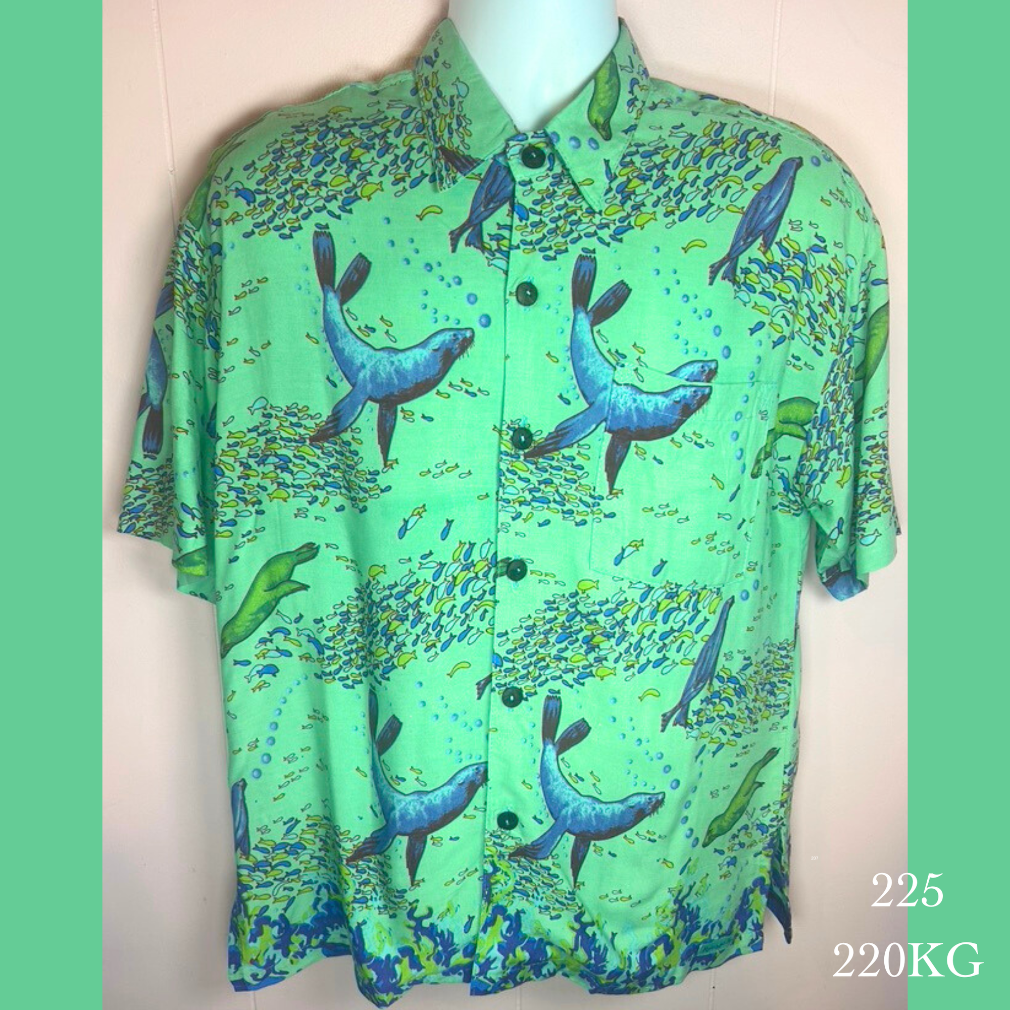 255 - 220KG, Men's Aloha Shirt