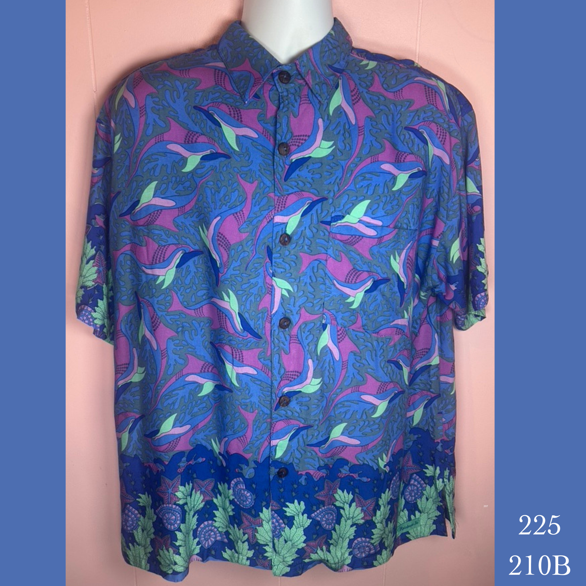 255 - 210B, Men's Aloha shirt
