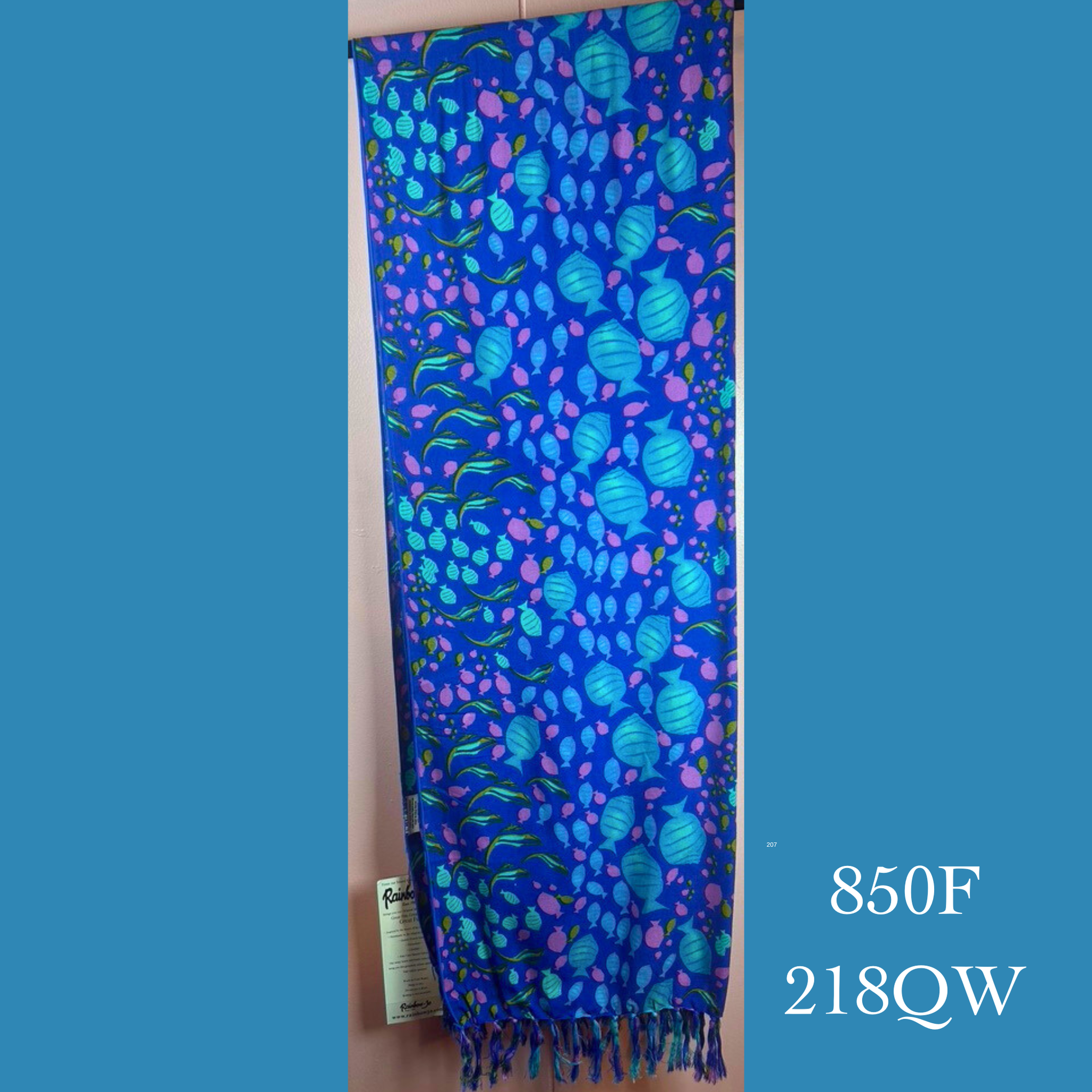 850F - 218QW , Fringed scarf