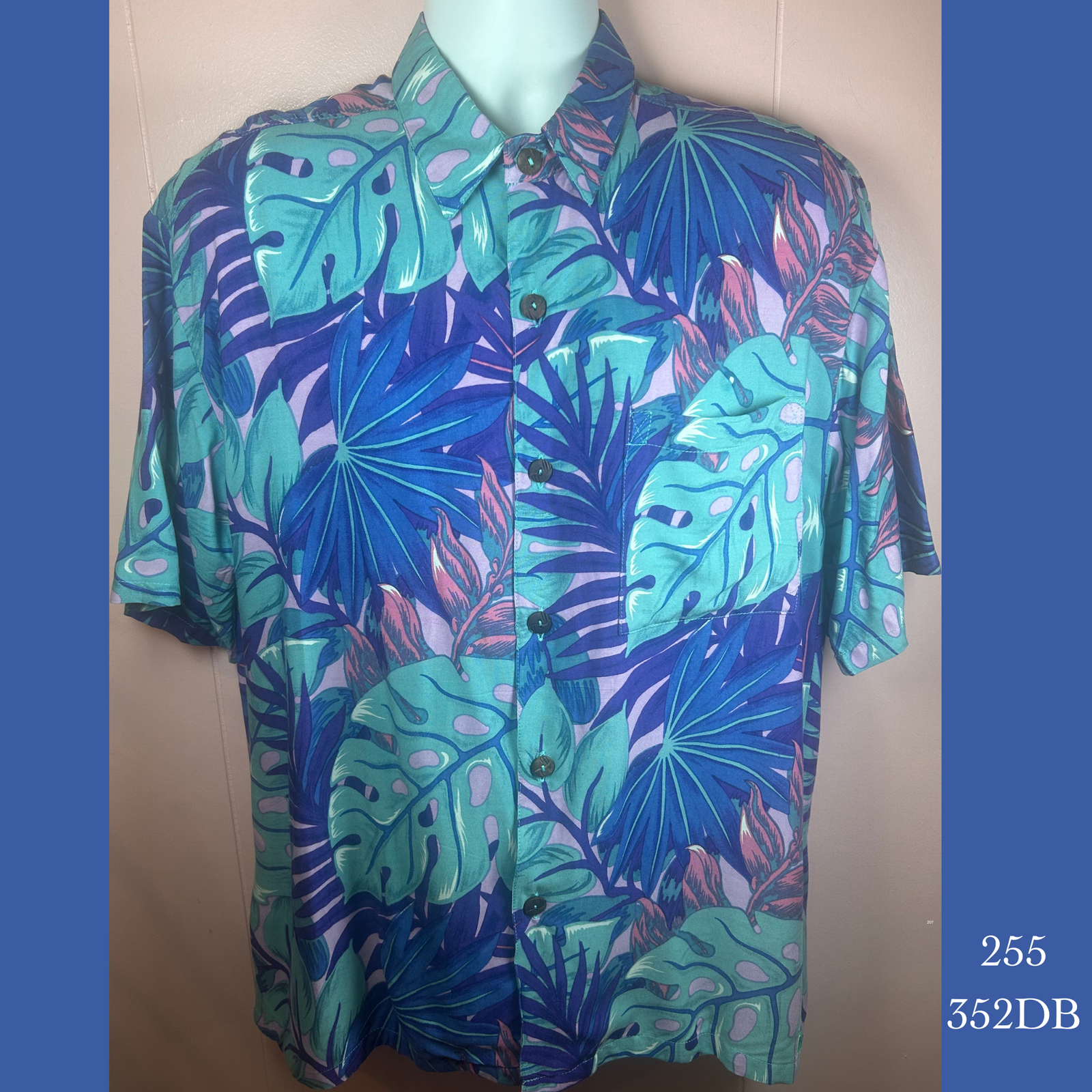 255 - 352DB, Men's Aloha shirt