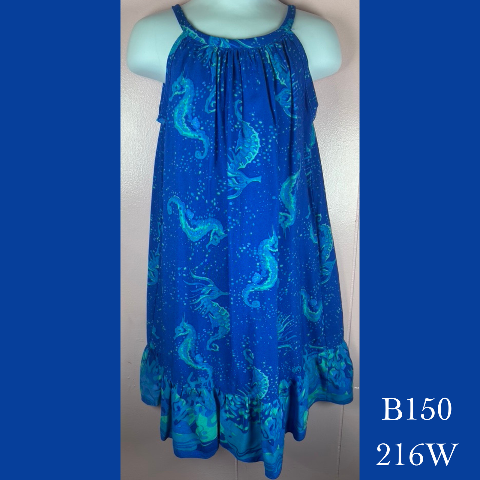 B150 - 216W , Draw string back dress
