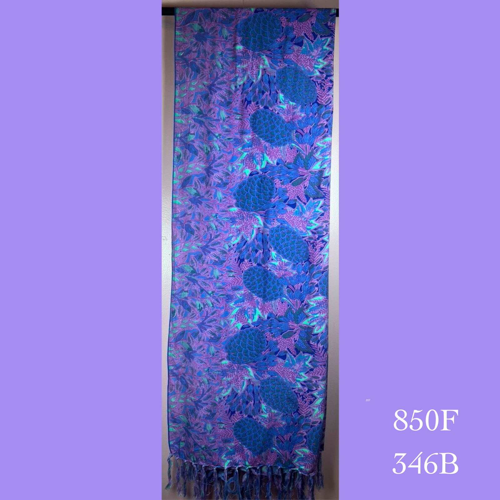 850F - 346B , Fringed scarf