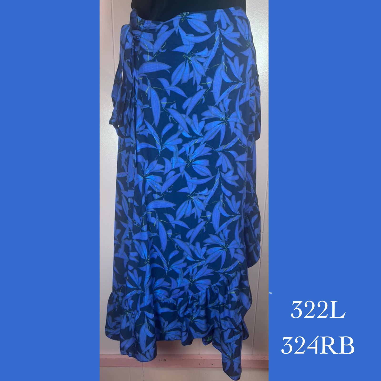 322L - 324RB , Wrap skirt long