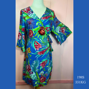 198S - 331KG , Kimono Robe with Pockets