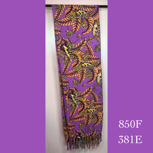 850F - 381E , Fringed scarf