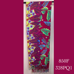 850F - 328PQ1 , Fringed scarf