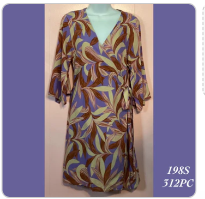 198SX - 312PC , Kimono with pockets plus size