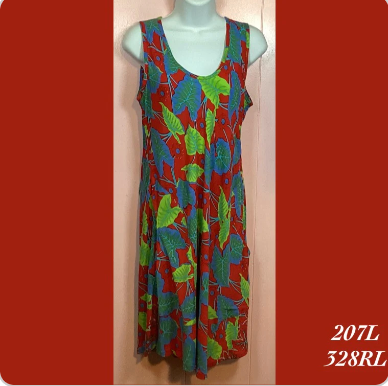 127X - 328RL , Relaxed fit pocket dress , plus size