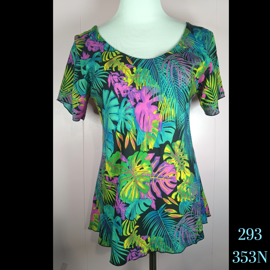 293 - 353N, Sleeved Bias Top