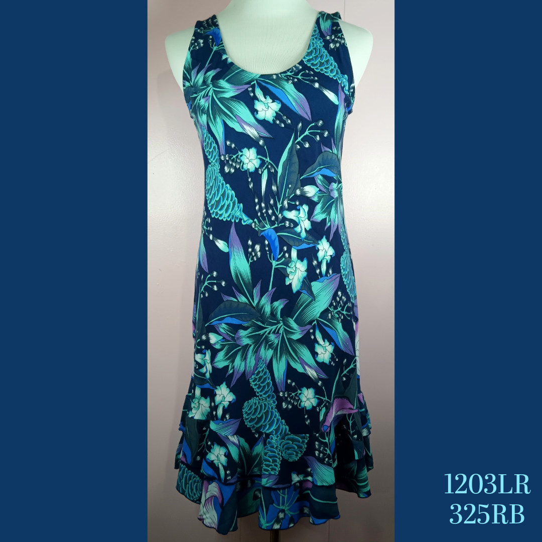 1203LR - 325RB , Tank Dress with Ruffle