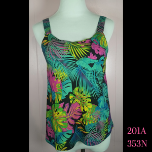 201A - 353N, Bias Cut Strap Top