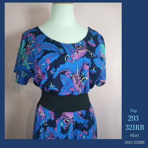 293 - 381RB, Sleeved Bias Top