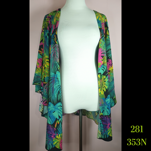281X - 353N, Plus Size Flare Sleeve Blouse