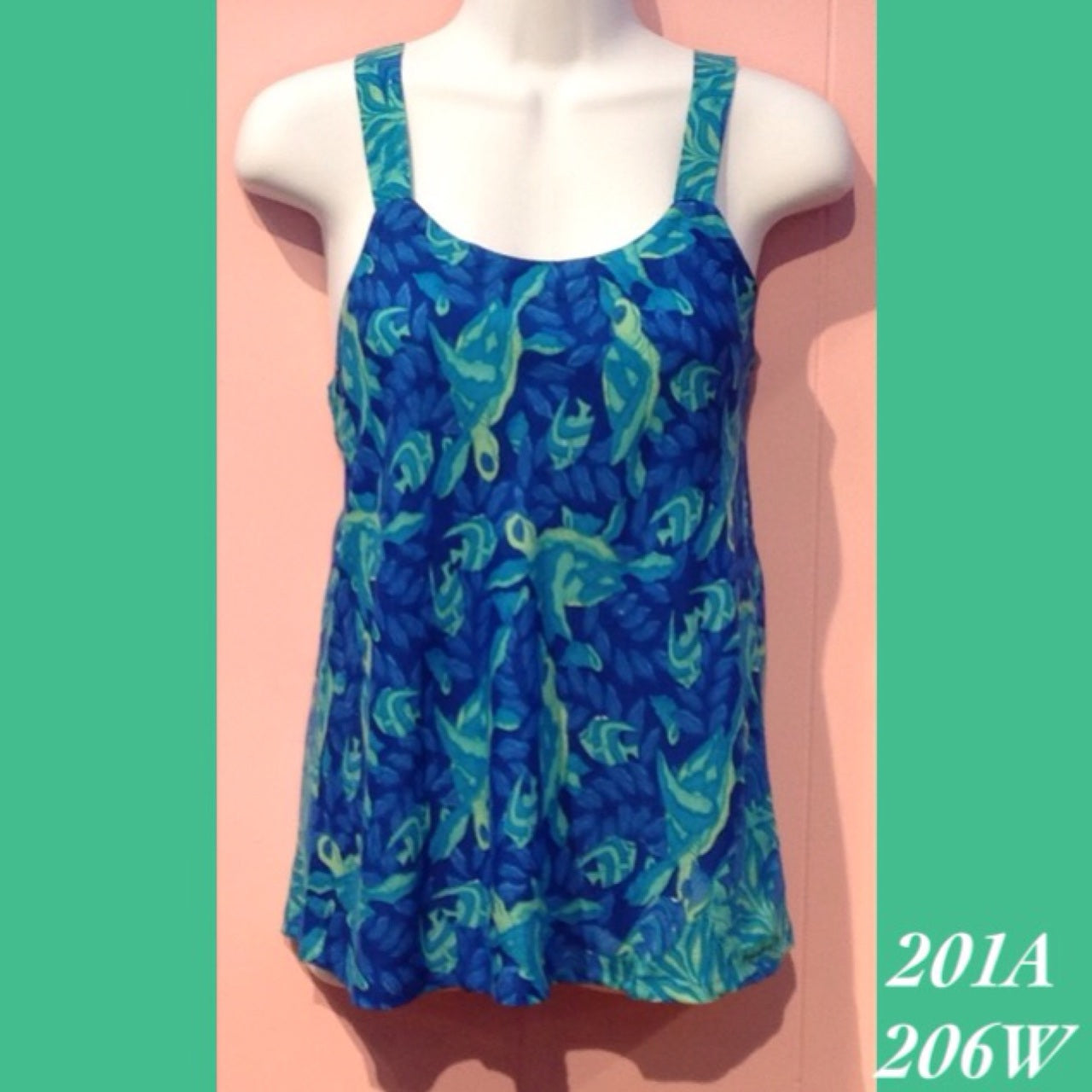 201A - 206W , Bias strap top