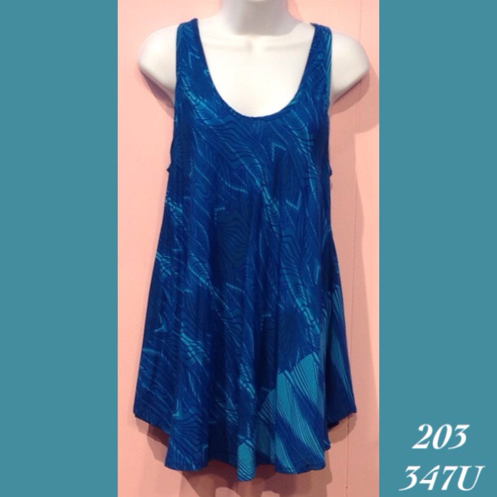 208 - 347U, Swing Style Tank Top