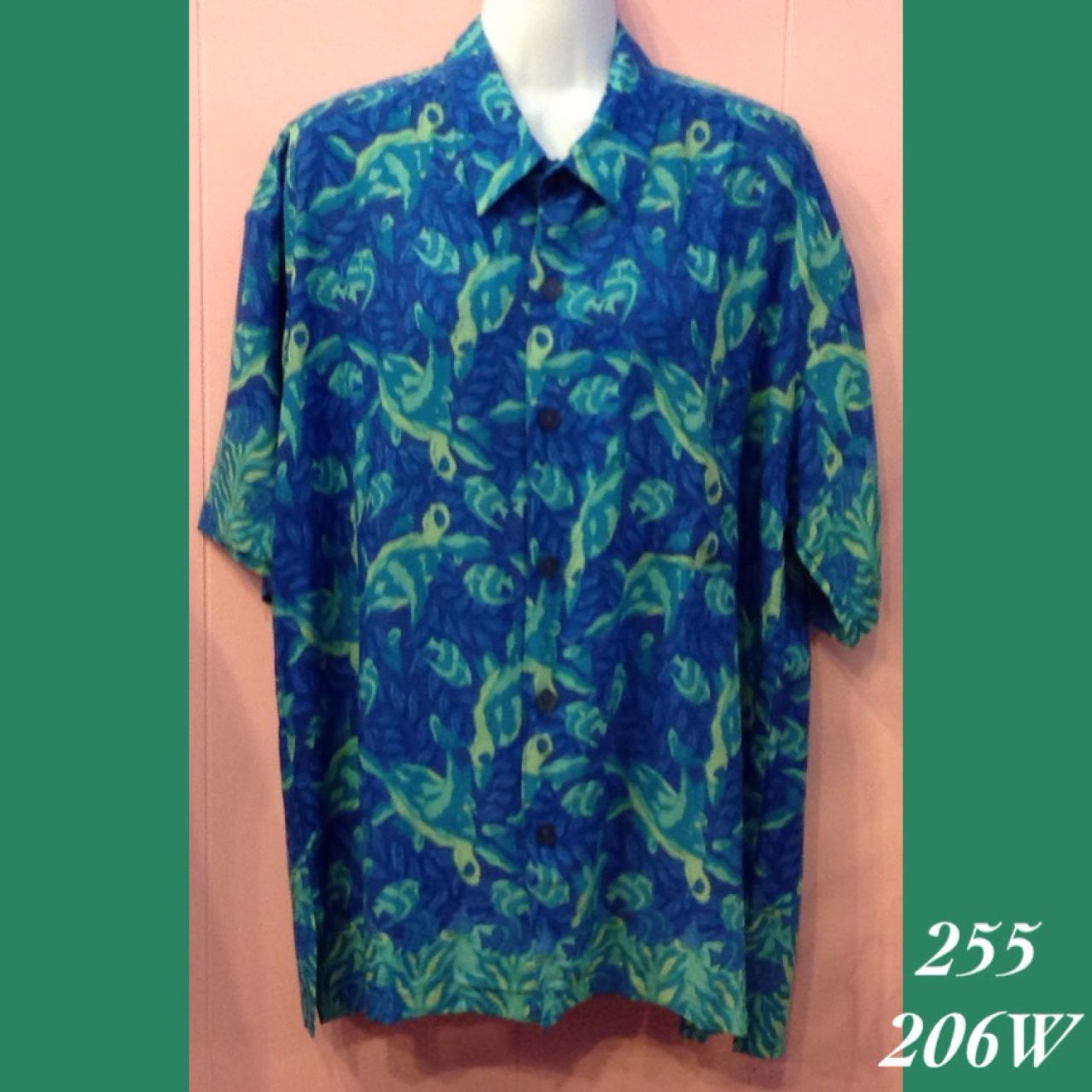 255 - 206W , Men's Aloha Shirt