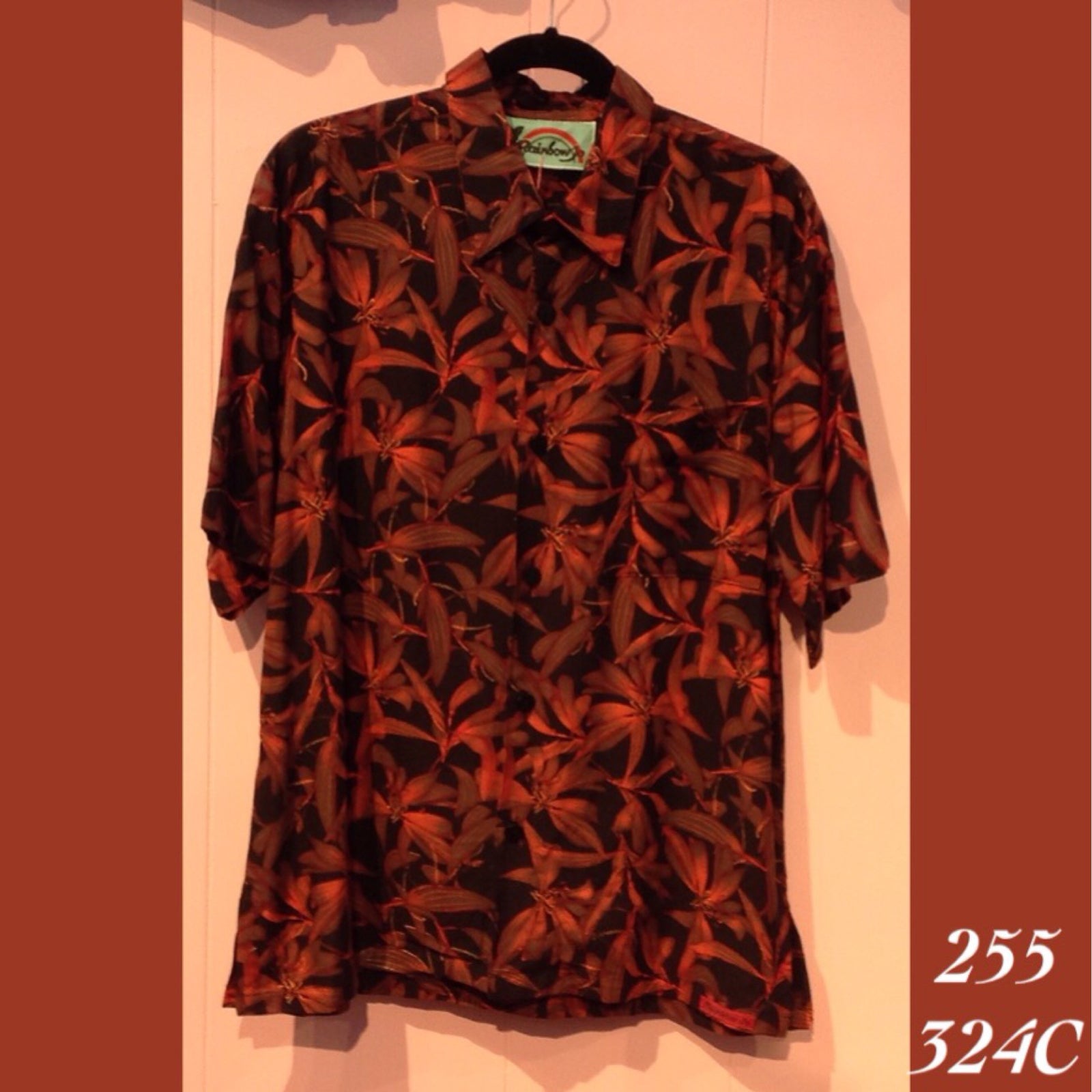 255 - 324C , Men's Aloha shirt plus size