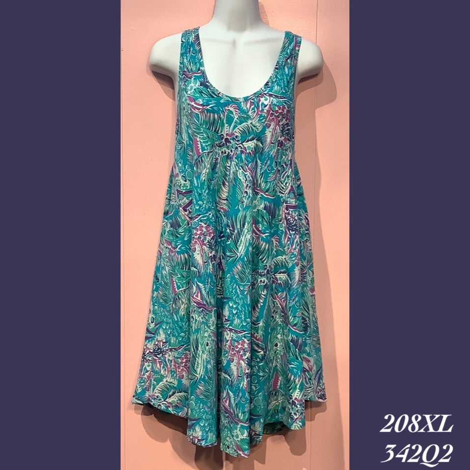 208XL - 342Q2 , Swing Dress