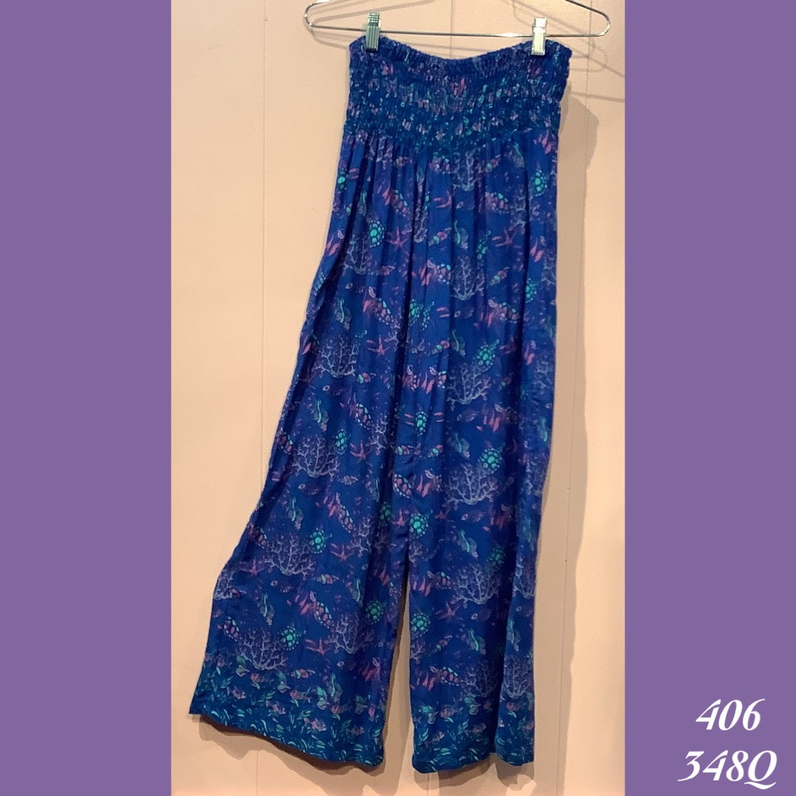 406L - 348Q , Elastic rib pant