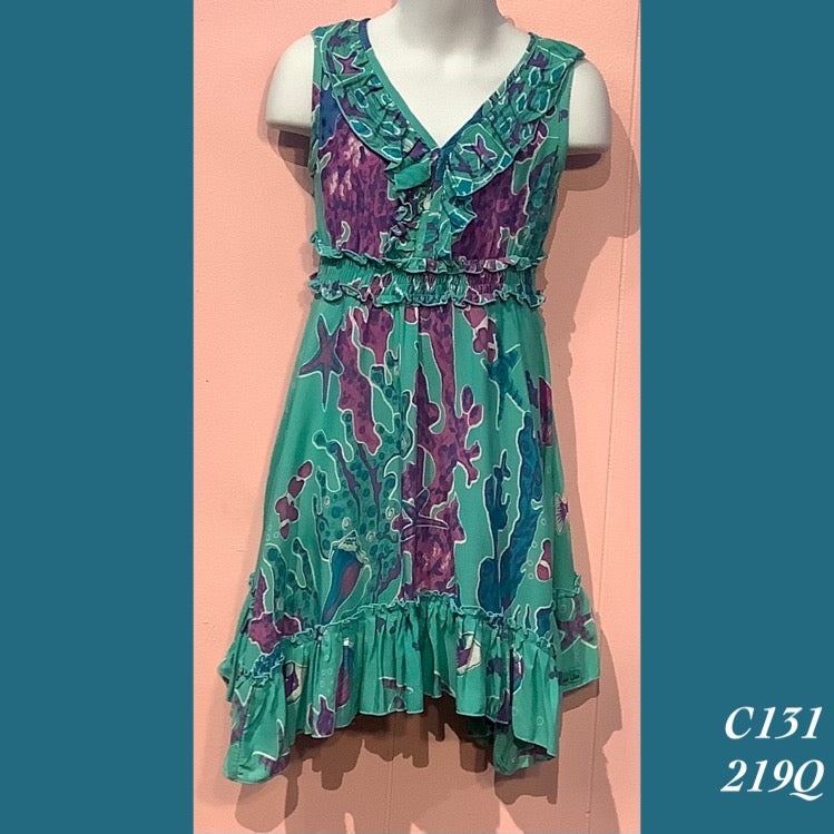 C131 - 219Q2 , Ruffle top dress