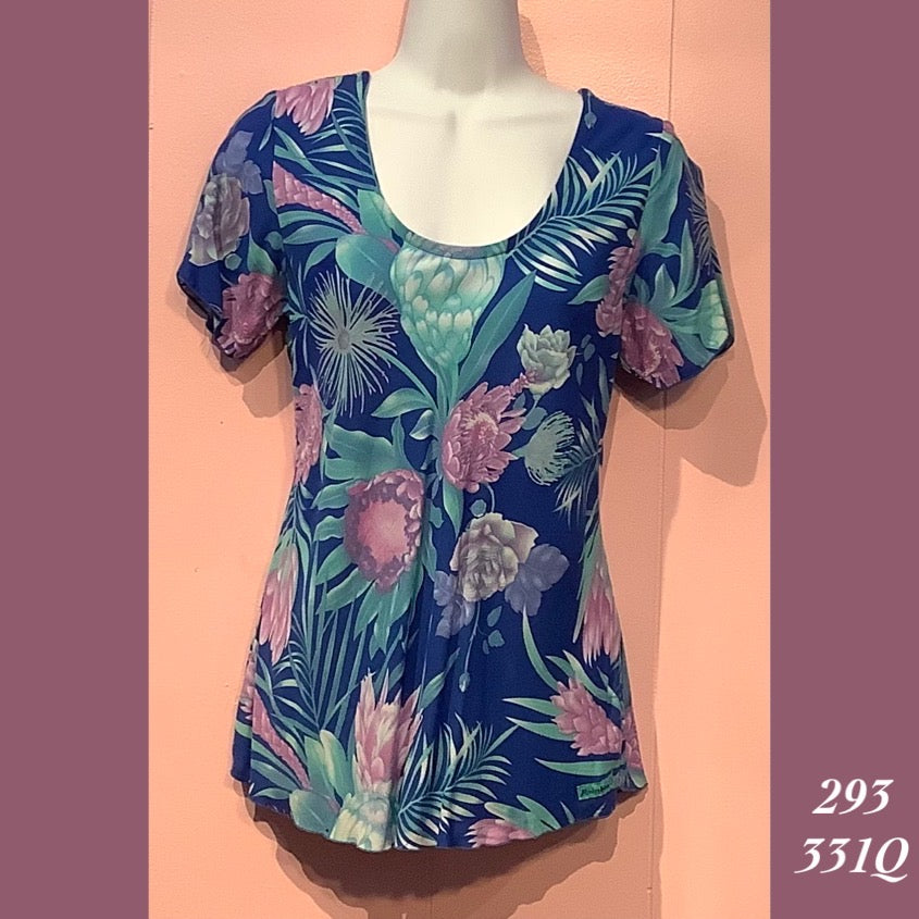 293 - 331Q , Sleeved bias cut top