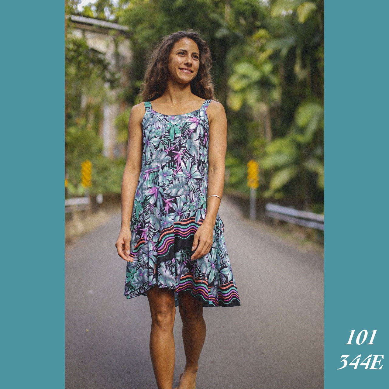 Rainbow Jo Sundress Floral Tiered Midi Dress - 101 - 344E