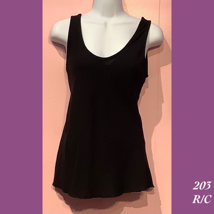 203X - R/C , Bias cut tank top plus size