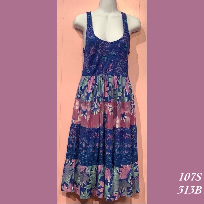 Rainbow Jo Racer Back Tiered Sundress in Plus Sizes - 107SX - 313B