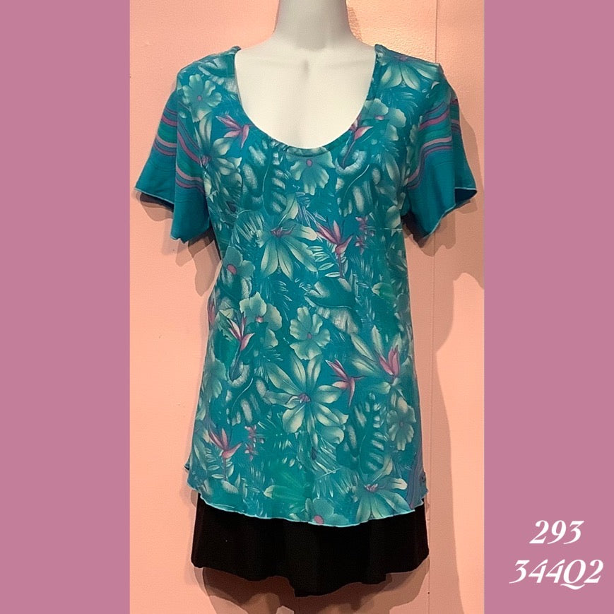 293 - 344Q2 , Sleeved bias top