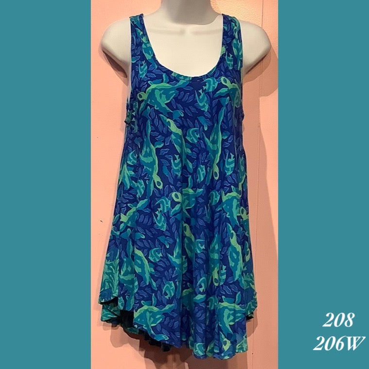 208 - 206W , Swing style tank top