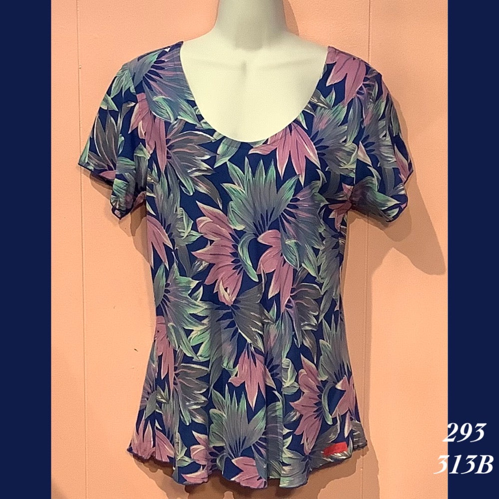 293X - 313B , Sleeved bias top plus size