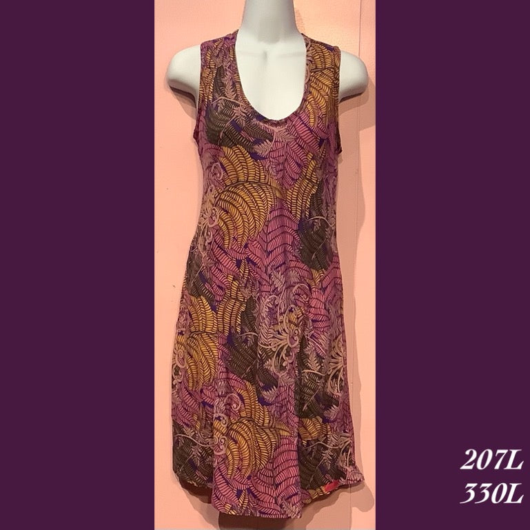 127- 330L , Relaxed fit pocket dress