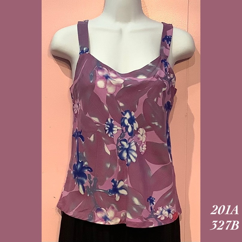 201A - 327B , Bias cut strap top