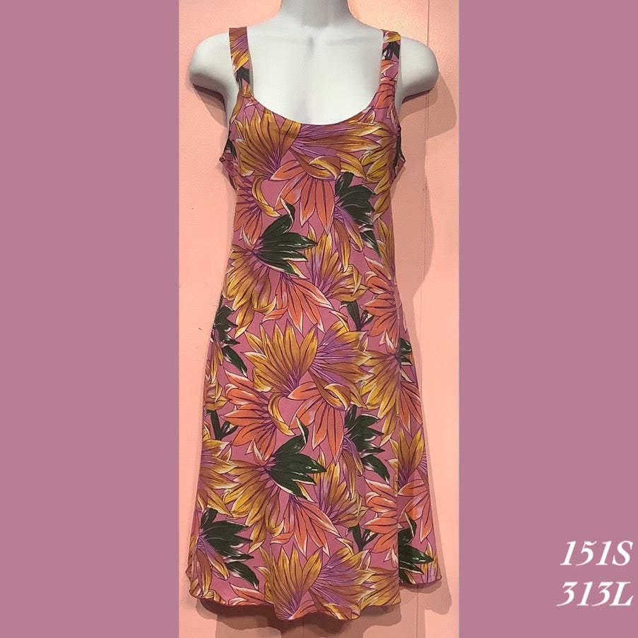 151S - 313L , Bias strap dress