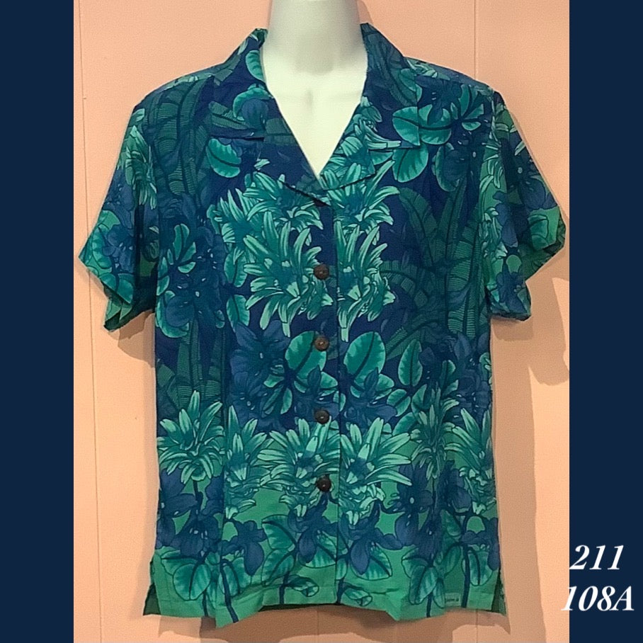 211X - 108A , Women's Aloha shirt plus size