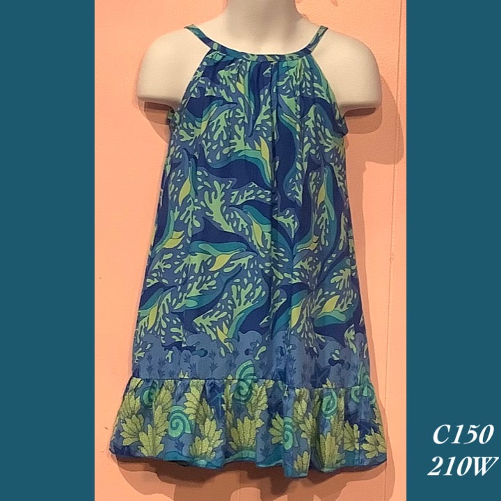 C150 - 210W , Drawstring back A Line dress