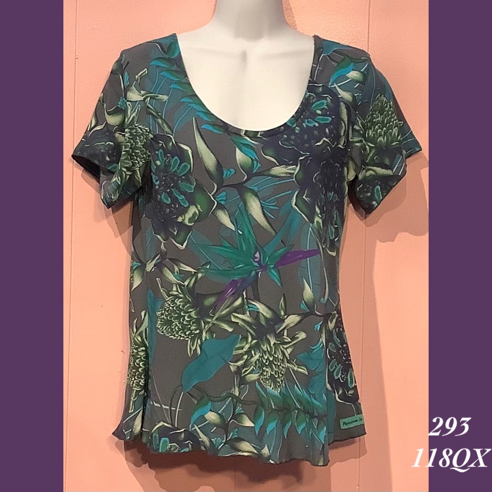 293 - 118QX , Sleeved bias top