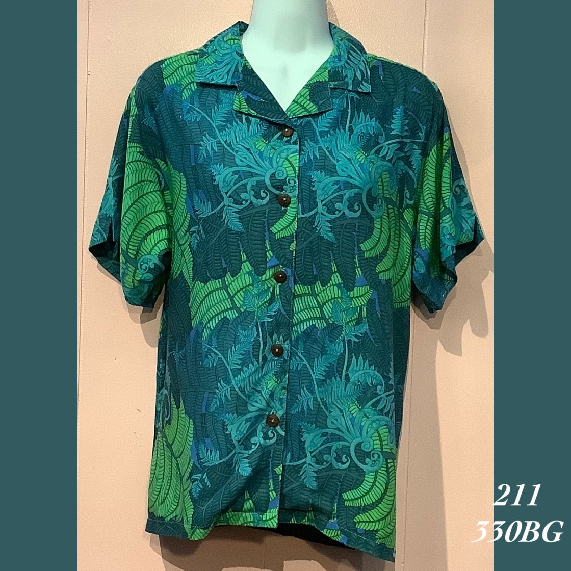 211 - 330BG , Women's Aloha shirt