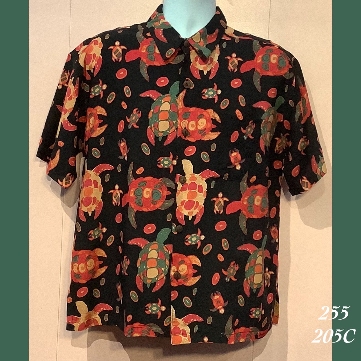 255 - 205C , Men's Aloha shirt  plus size