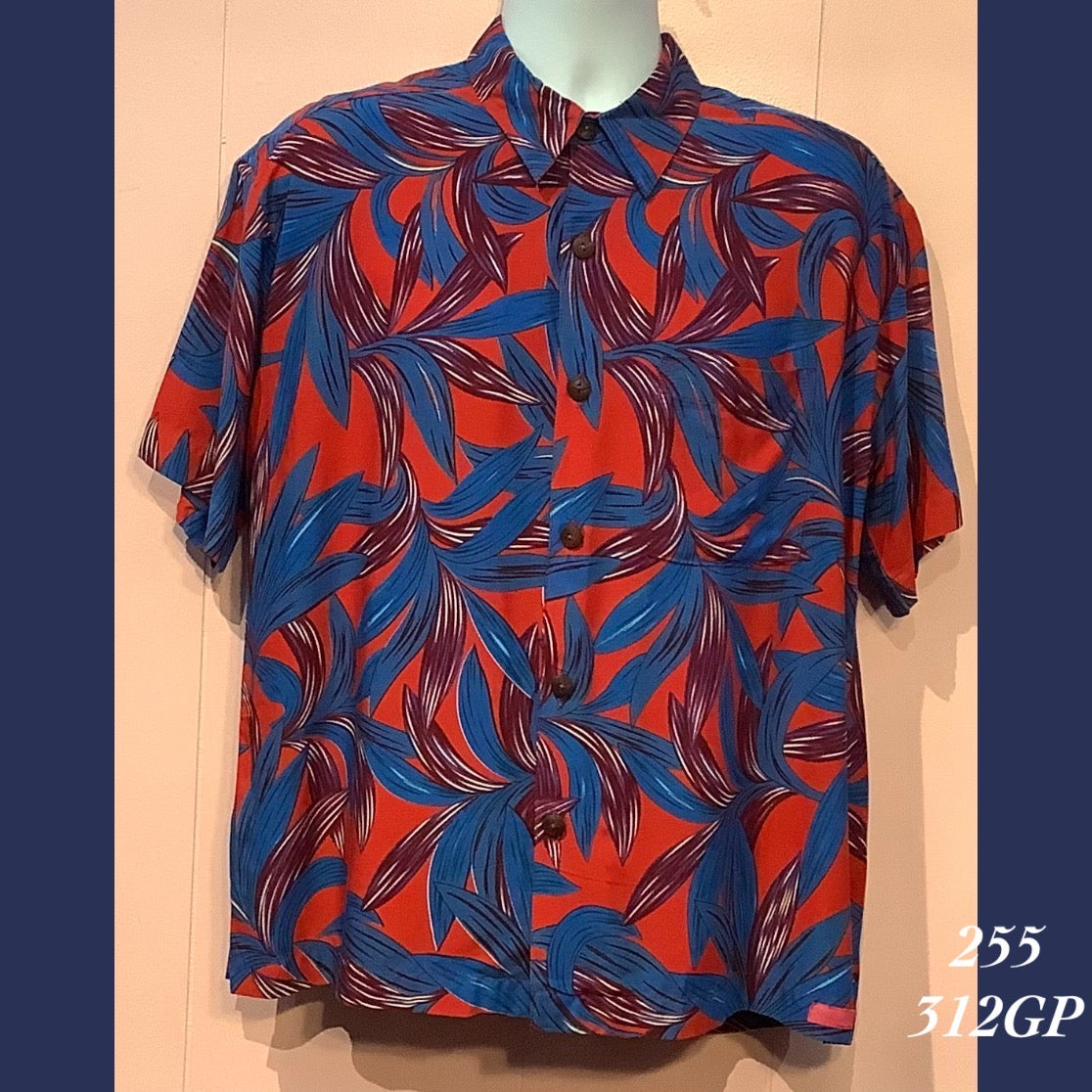 255 - 312GP , Men's Aloha shirt plus size