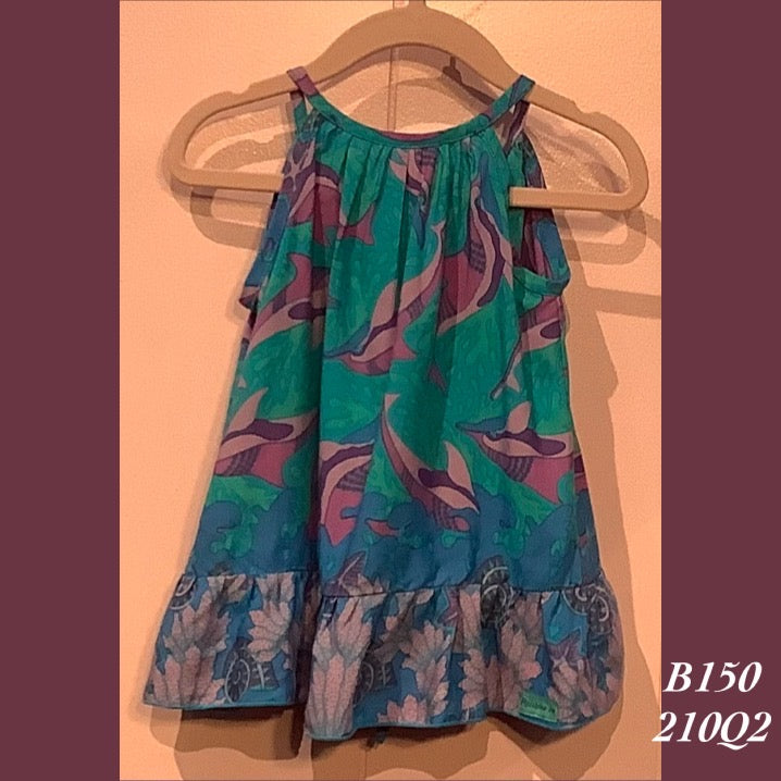 B150 - 210Q2 , Draw string back dress