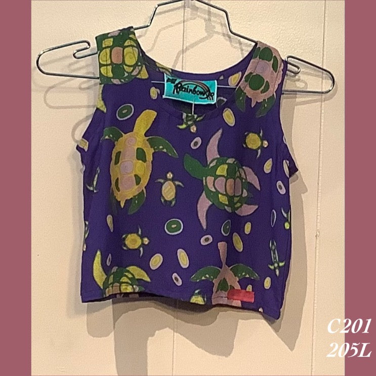 C201 - 205L , Girl's cropped tank top