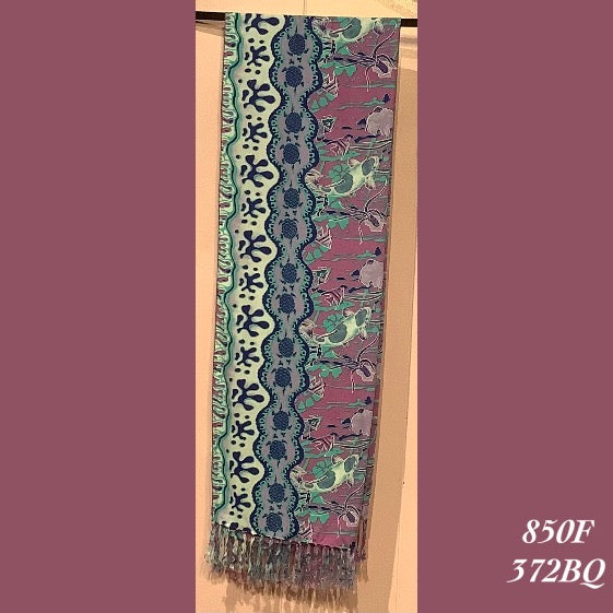 850F - 372BQ , Fringed scarf